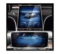 Película Protectora Vidrio Templado Pantalla LCD De Panel De Instrumentos Y GPS De Coche para Mercedes para Benz EQE 350 2022 Protector Pantalla para GPS(GPS and Instrument)