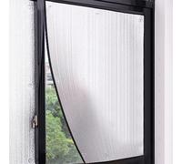Película reflectante de calor para ventana, aislamiento de lámina de aluminio, escudo térmico, bloqueo solar, tinte anti-UV, película de privacidad total opaca (60 x 200 cm)