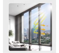 Película reflectante unidireccional para ventana para privacidad en el hogar y aislamiento térmico, tinte estático de vidrio con protección UV contra el deslumbramiento y el daño solar, multicolor, 30