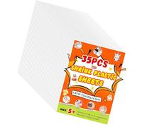 Película retráctil imprimible para manualidades con inyección de tinta ligera, compatible con papel retráctil blanco, materiales artísticos, 25 paneles, película retráctil parcial doble