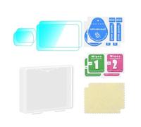 Película templada Compatible con OSMO Pocket 3 Protector de Pantalla LCD Lente Flim dureza 9H Kit antiarañazos sin Burbujas Accesorio(2Set)