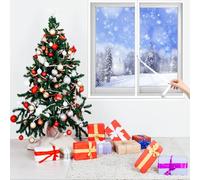 Película Térmica para Ventanas 148 x 100 cm Aislante Suave Térmico de Ventanas Frio y Calor para Una Fácil Instalación para Grandes y Correderas, Blanco