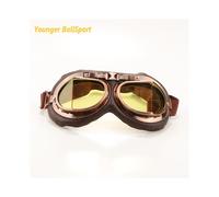 (Película transparente Harley) Gafas de motocicleta retro 2022 100% UV400 Gafas clásicas de moto vintage