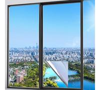 Película unidireccional para ventana, efecto espejo de privacidad diurna, tinte reflectante para ventana para el hogar, bloqueo solar, control de calor, películas de puerta de vidrio, protección