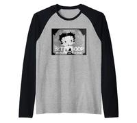 Película Vintage de Betty Boop Bimbo & Koko, Dibujos Animados Retro Camiseta Manga Raglan
