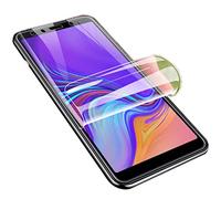 películas de hidrogel 2 pcs para Samsung Galaxy J4+ Plus J415 2018 6.0" Protectores de pantalla de TPU flexibles de alta sensibilidad Desbloqueo de huellas dactilares Vidrio no templado