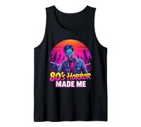 películas de Terror de los 80 Retro de Zombis Halloween Camiseta sin Mangas