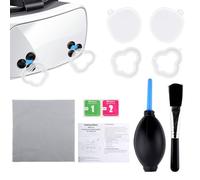 Películas Protectoras Lentes Cámara para Meta Quest 3s, 4uds Cubiertas Lentes Cámara Antiarañazos con Bolsa Transporte y Paño Limpieza Protector Lentes Accesorios Prácticos para Meta Quest 3s