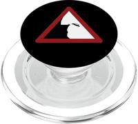 Peligro Coche Cayendo del Acantilado PopSockets PopGrip para MagSafe