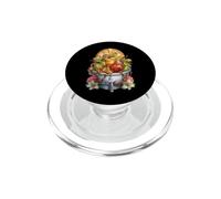 Peligro Fideos Serpiente Meme Coqueta Católica Sagrada Vintage PopSockets PopGrip para MagSafe