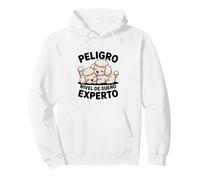 Peligro Nivel de Sueno Experto Perritos Caniche Dormilon Sudadera con Capucha