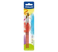 Pelikan 23/4/8/B - Pinceles de cerdas (tamaños 4 y 8)