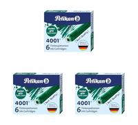 Pelikan 301176 - Cartucho, Azul Real (Paquete de 3)