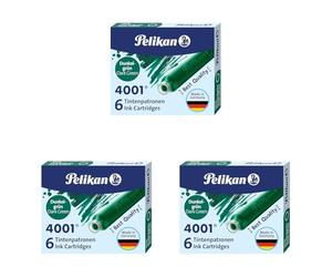 Pelikan 301176 - Cartucho, Azul Real (Paquete de 3)