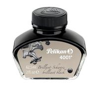 Pelikan 329144 - Tinta, color negro, 62.5ml, negro brillante | Pelikan 4001 Tinta brillante negro 62,5 ml vaso de tinta color brillante