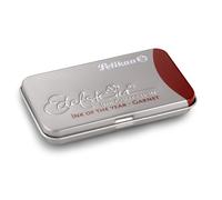 Pelikan 339648 Gemstone GTP/6 Fountain Pen Ink in Metal Case Garnet Ink Cartridg