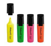 Pelikan 4 rotuladores fluorescentes con punta biselada