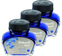 Pelikan 4001 - Tintero, 30 ml, 1 pieza, 3er Pack | königsblau, 1