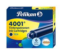 Pelikan - Caja 6 cartuchos tinta, color azul/negro, 301184