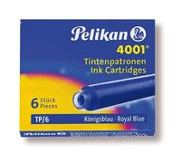 Pelikan® 4001® TP/6 - Cartucho de tinta (6 cartuchos), color azul