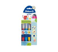 Pelikan 700726 - Set de 3 pinceles, griffix con cinta, 3 unidades
