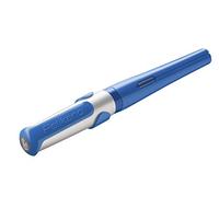 Pelikan 802918 - Pluma estilográfica con cartucho Línea Pelikano Cuerpo azul, plumín A, agarre antideslizante, mango ergonómico, para diestros, conjunto escolar, sistema antimanchas