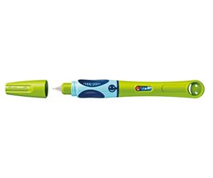 Pelikan 805612 Griffix - Pluma estilográfica con capuchón giratorio, tinta Azul, para diestros, Verde