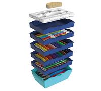 Pelikan 818384 Creative fabrik Supertower, Relleno con 54 Piezas (por Ejemplo, lápices de Colores, rotuladores y Ceras, plastilina, Pinceles, Pinturas Tempera, etc.), 1 Unidad
