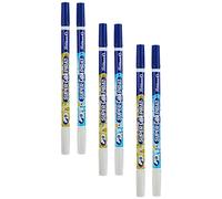 Pelikan 921734 - Corrector bolígrafo Super Pirat 850B de tinta de doble punta, punta de pluma correctora B, 2 piezas, kit escolar, Azul real