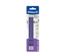 Pelikan - Kit 3 lápices HB con goma, madera certificada FSC, sección hexagonal, minas resistentes