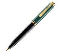 Pelikan 980086 Sovereign K600 - Bolígrafo de punta bola, diseño rayas, color negro, verde y dorado