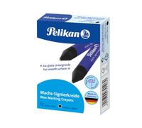 Pelikan, Barra de Cera Resistente al Agua, 95 mm, Ideal para Uso Exterior, Caja de 12 Unidades, Color Negro