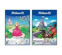 Pelikan Bloc de pintura A3, 30 hojas de papel blanco, 1 unidad (diseños surtidos, no es posible elegir)
