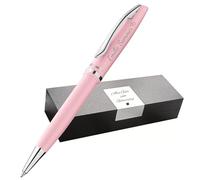 Pelikan Bolígrafo Jazz con grabado de regalo, bolígrafos únicos con nombre, regalos personalizados para Navidad, bolígrafo personalizado (grabado, rosa pastel)