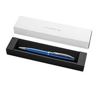Pelikan, Jazz Nobel Elegance Bolígrafo en Metal Sapphire, Tinta Azul, Con Mecanismo De Giro, Adecuado Para Documentos Oficiales, Con Clip Elástico y Elegante Estuche de Regalo