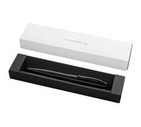 Pelikan, Jazz Nobel Elegante Bolígrafo en Metal Carbon, Tinta Azul, Con Mecanismo De Giro, Adecuado Para Documentos Oficiales, Con Clip Elástico y Elegante Estuche de Regalo