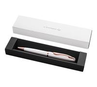 Pelikan, Bolígrafo Jazz Nobel de Metal Recargable, Diseño Moderno y Sofisticado, Caja de Regalo Incluida, Color Perla