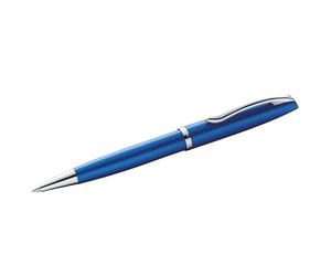Pelikan Bolígrafo Jazz Noble, zafiro azul para diestros y zurdos, elegante bolígrafo de metal, en caja plegable, 821667