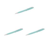 Pelikan, Bolígrafo Jazz Pastel de Metal Recargable, Caja Plegable Ideal para Regalo, Color Menta Pastel (Paquete de 3)