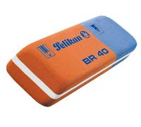 Goma de Borrar Pelikan BR40, Goma de Borrar para Lápiz, Lápices de Colores, Tinta y Bolígrafos, Aptas para Dibujo Técnico, Artístico y Uso Escolar, Paquete de 40 Piezas