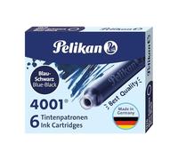 Pelikan - Caja 6 cartuchos tinta, color azul/negro, 301184