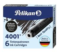 Pelikan Cartuchos de tinta para pluma estilográfica 154315 — Caja 6, negro