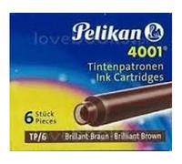 Pelikan Cartucho 4001 Tp/6 Marrón Caja 6 Unidades
