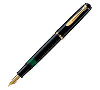Pelikan Elegance Souverain M200 - Pluma estilográfica de punta fina, color negro