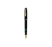 Pelikan Elegance Souverain M200 - Pluma estilográfica de punta fina, color negro