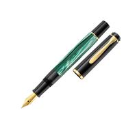 Pelikan Elegance Souverain M200 - Pluma estilográfica de punta media, color negr