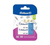 Pelikan Goma de Borrar AC30, Goma de Borrar Blanca para Lápiz y Tinta, Apta para Dibujo Técnico y Uso Escolar, Paquete de 2 Piezas