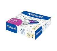 Pelikan Goma de Borrar AL 20 Color Blanco, Adecuada para Dibujo Técnico y Escolar, Goma para Lápiz, Escuela y Oficina, Apto para Niños, Blíster de 20 Piezas, Tamaño 65x21x12mm