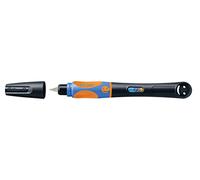 Pelikan Griffix 820288 - Pluma estilográfica para diestros, con tapa giratoria, color negro neón y negro