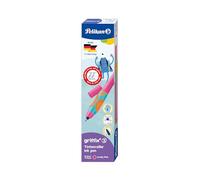 Pelikan Griffix - Bolígrafo de tinta para diestros, ergonómico, color rosa